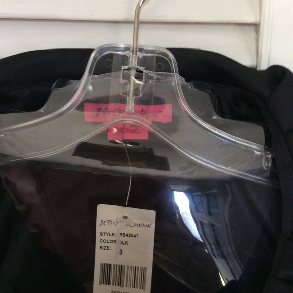 Betsey Johnson Rare Vintage Black Evening Jacket - Picture 3 of 4